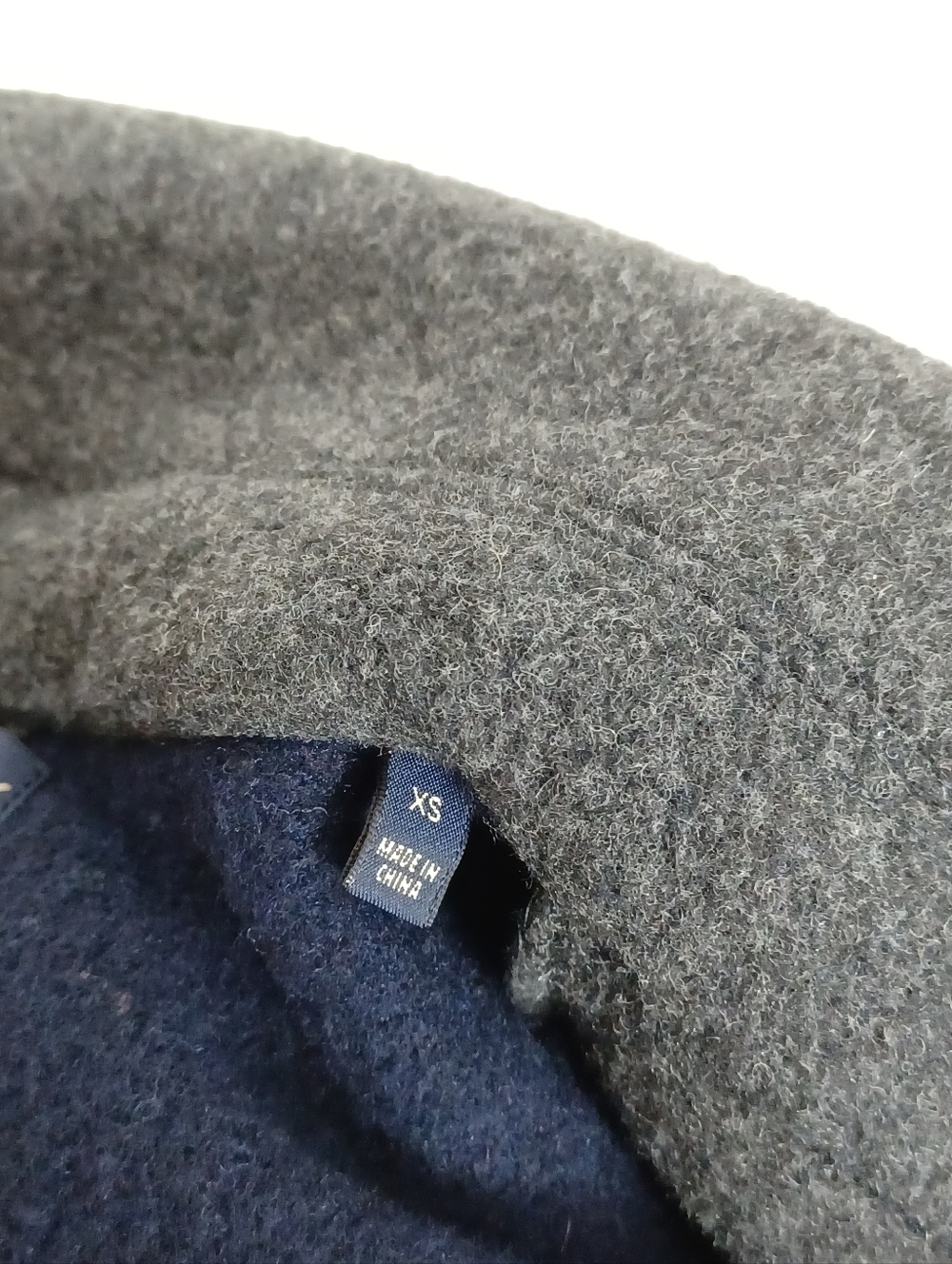 Faherty Atlantic Knit Coat Size XS Womens Quiet Luxury Wool Blend In Charcoal - Picture 15 of 15